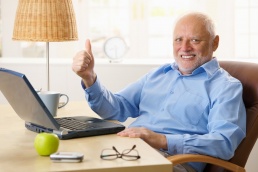 Meme señor feliz, imagen de stock