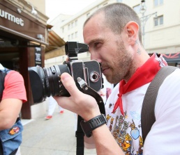 Javier Mart&iacute;nez en los Sanfermines