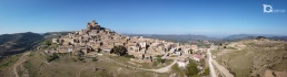 Fotografía aérea con drone de Ujué-Uxue (Navarra) by yongarin.com