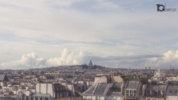 Vista general de Paris desde el Centro Nacional de Arte y Cultura Georges Pompidou por Yon Garin