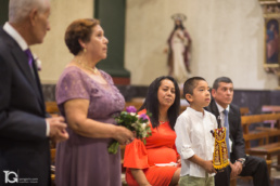 Ceremonia de Bodas de Oro en la Iglesia San Juan Bautista de Burlada entre Elizabeth & Juan