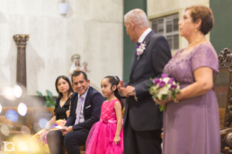 Ceremonia de Bodas de Oro en la Iglesia San Juan Bautista de Burlada entre Elizabeth & Juan