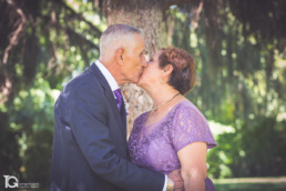 Retratos de Elizabeth y Juan durante la celebración de las Bodas de Oro en el Hotel Don Carlos