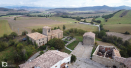 Fotografía con dron del frontón de Artáiz (Navarra) por Yon Garin