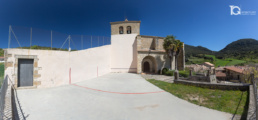 Panor&aacute;mica del Front&oacute;n P&uacute;blico Municipal de Guembe (Navarra) por Yon Garin