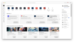 Pantalla inicial de Adobe Creative Cloud, con acceso a todas las aplicaciones