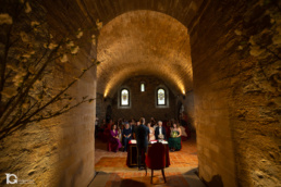 Vista general de la Sala Lidia Biurrun en La Ciudadela de Pamplona durante una boda civil