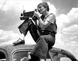 Retrato de Dorothea Lange