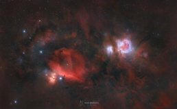Complejo molecular de la nube de Ori&oacute;n