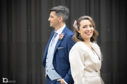 Retrato de Laura & Luis en su reportaje de boda en Sarriguren