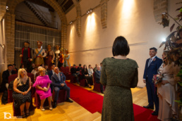 Ceremonia civil en la sala Errizar de Sarriguren