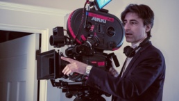 El cineasta Noah Baumbach en el set de Story Story