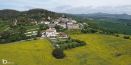 Panorámica aérea de Olza