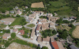 Panorámica aérea de Arizaleta y su frontón