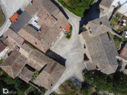 Vista cenital del frontón de Arizaleta