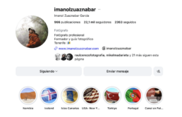 Perfil de Imanol Zuaznabar en Instagram