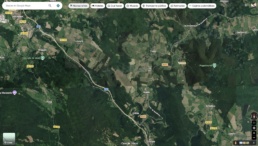 Captura de Google Maps: Desde Lekunberri hasta Oskotz