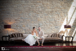 Reportaje en pareja en el interior del Hotel Castillo de Gorraiz